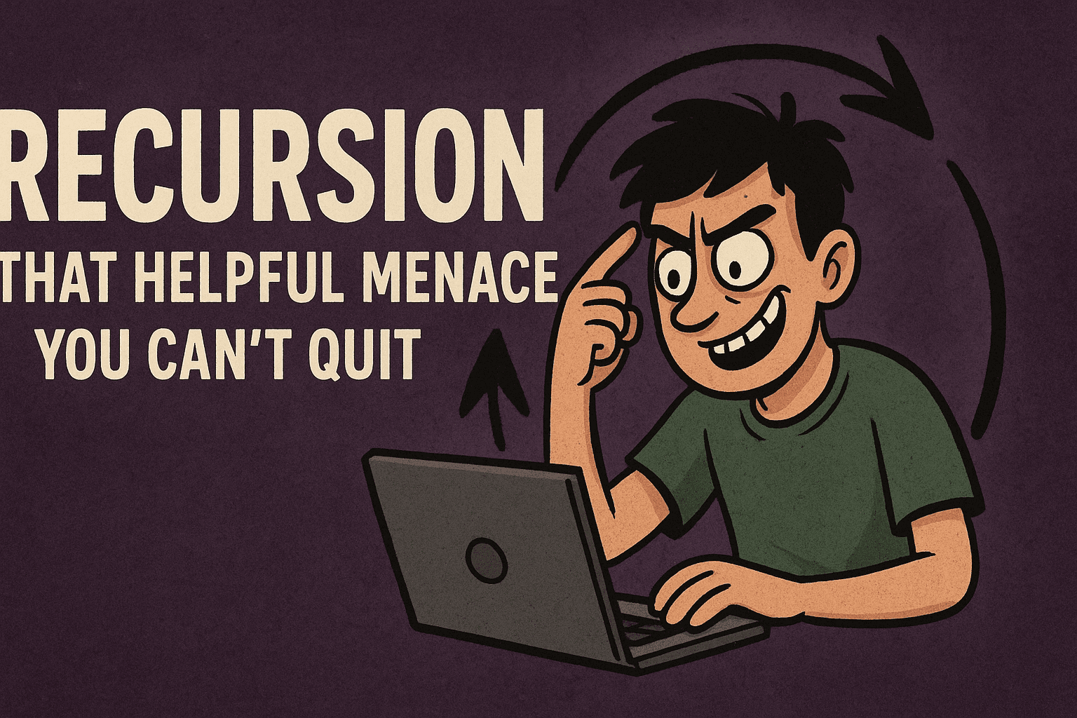 Recursion: That Helpful Menace You Can't Quit.